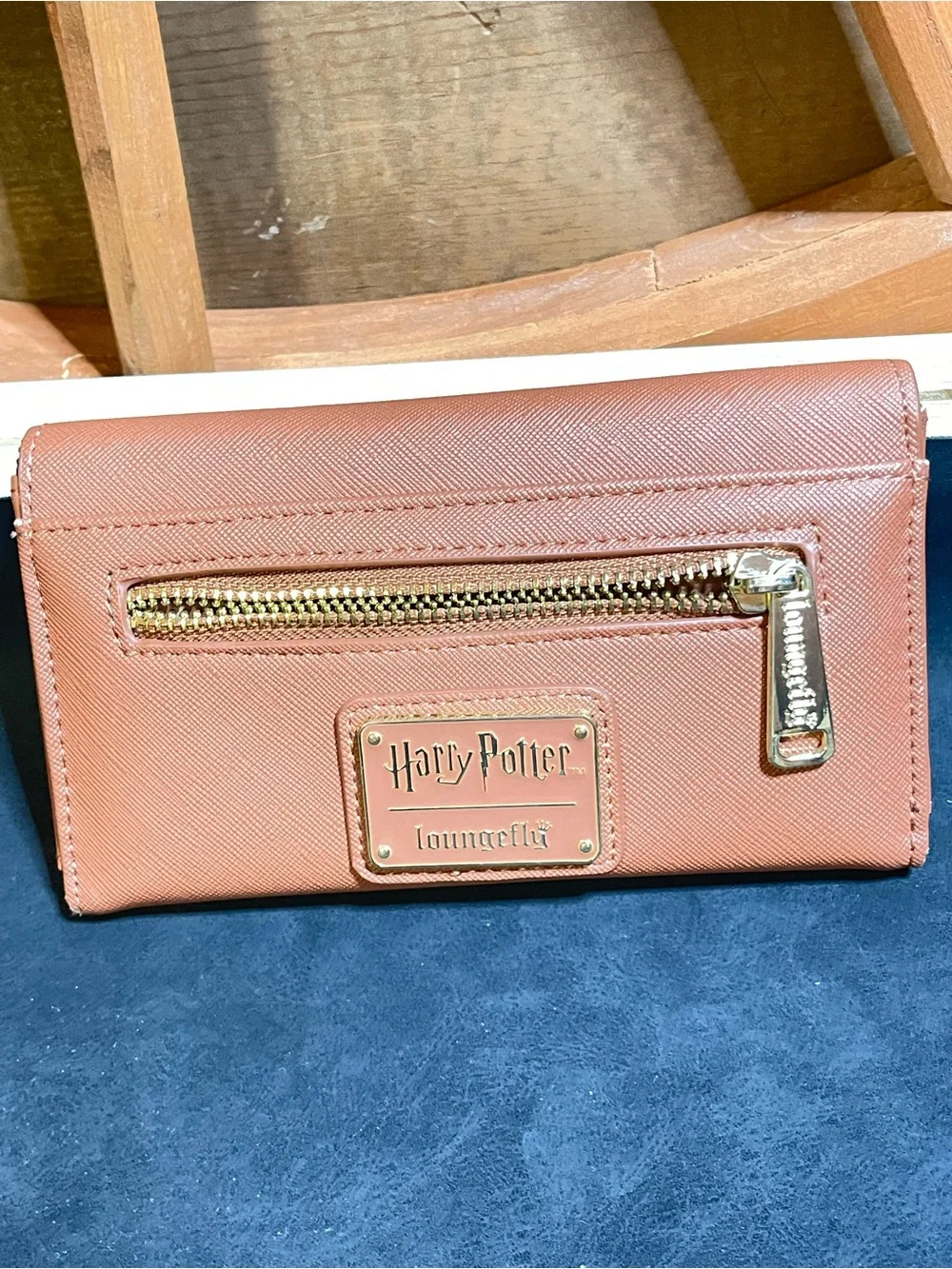 NWOT Harry Potter loungerfly ‘ Elder Wand Collection’ Wallet in Muted Terracota
